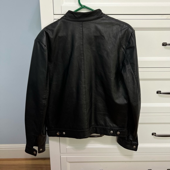 Unicorn London Men’s Size Medium Black Leather Jacket - Picture 3 of 4